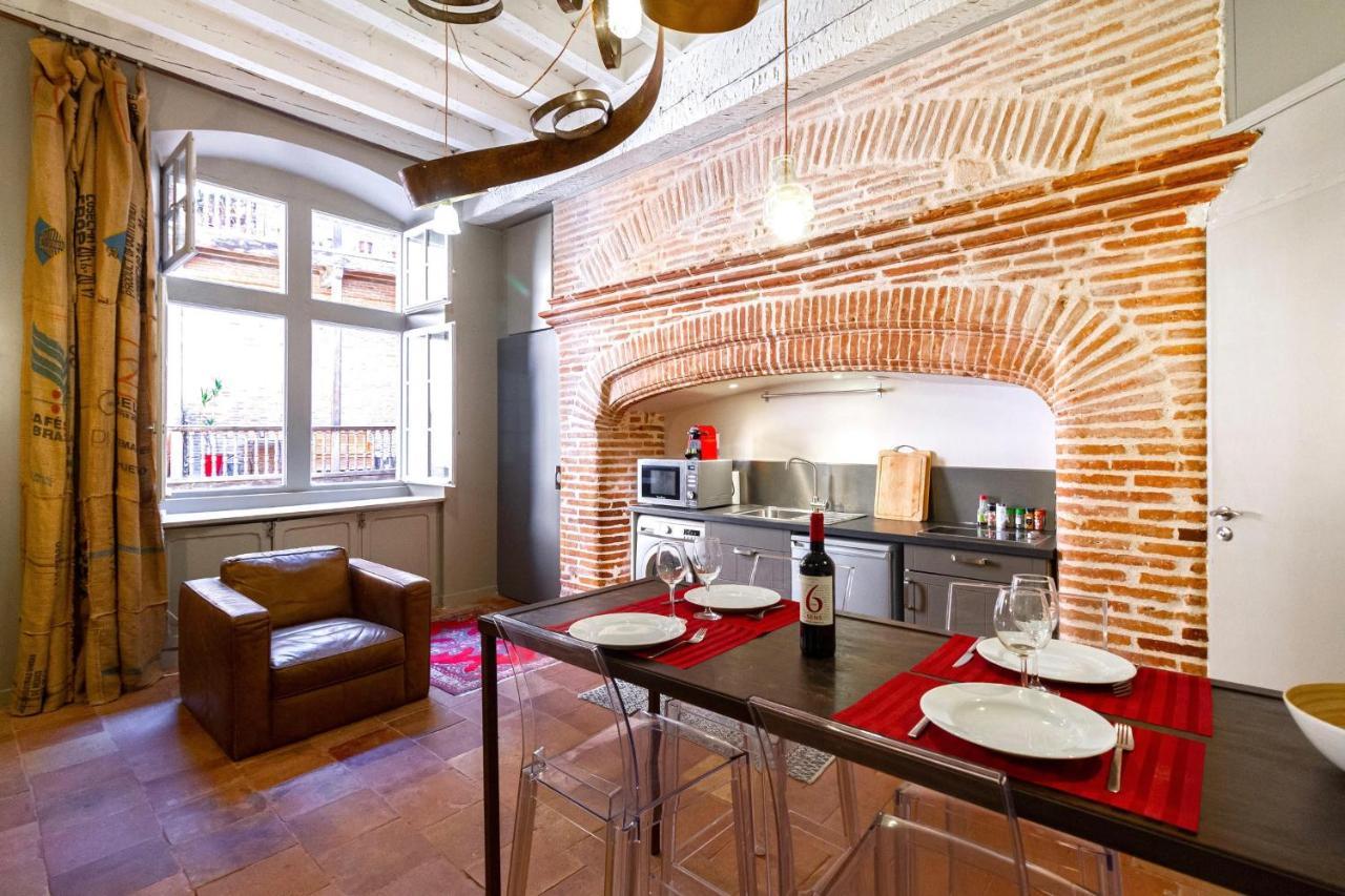 Апартаменти Duplex Climatise Dans Un Monument Historique Тулуза Екстер'єр фото